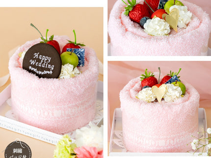 【名入れ刺繍】 泉州タオルフルーツケーキ
