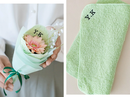 泉州タオルフラワー ミニブーケ(刺繍)