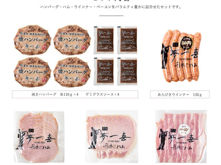 夢一喜　焼きハンバーグ詰め合わせ9点セット