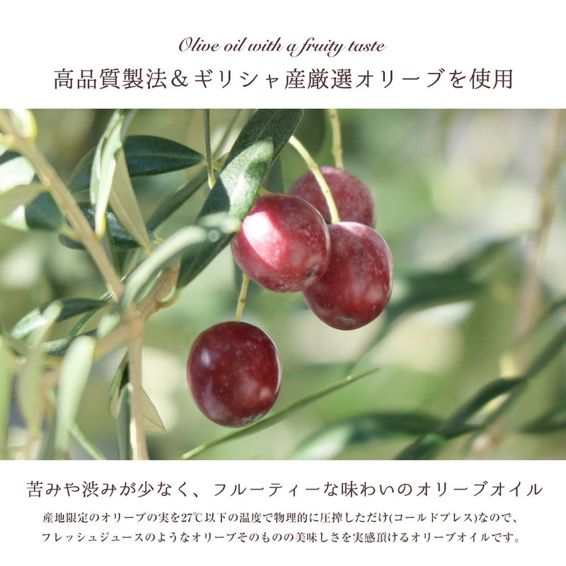 EXオリーブオイル 海・山のオリーバ＋グリーン・ブラックオリーブ種ぬき（化粧箱入り）