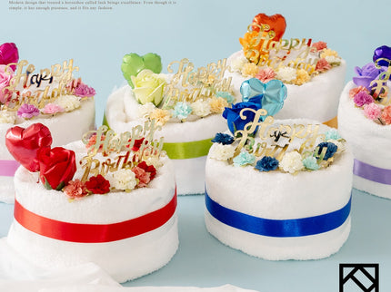 推し活タオルケーキ